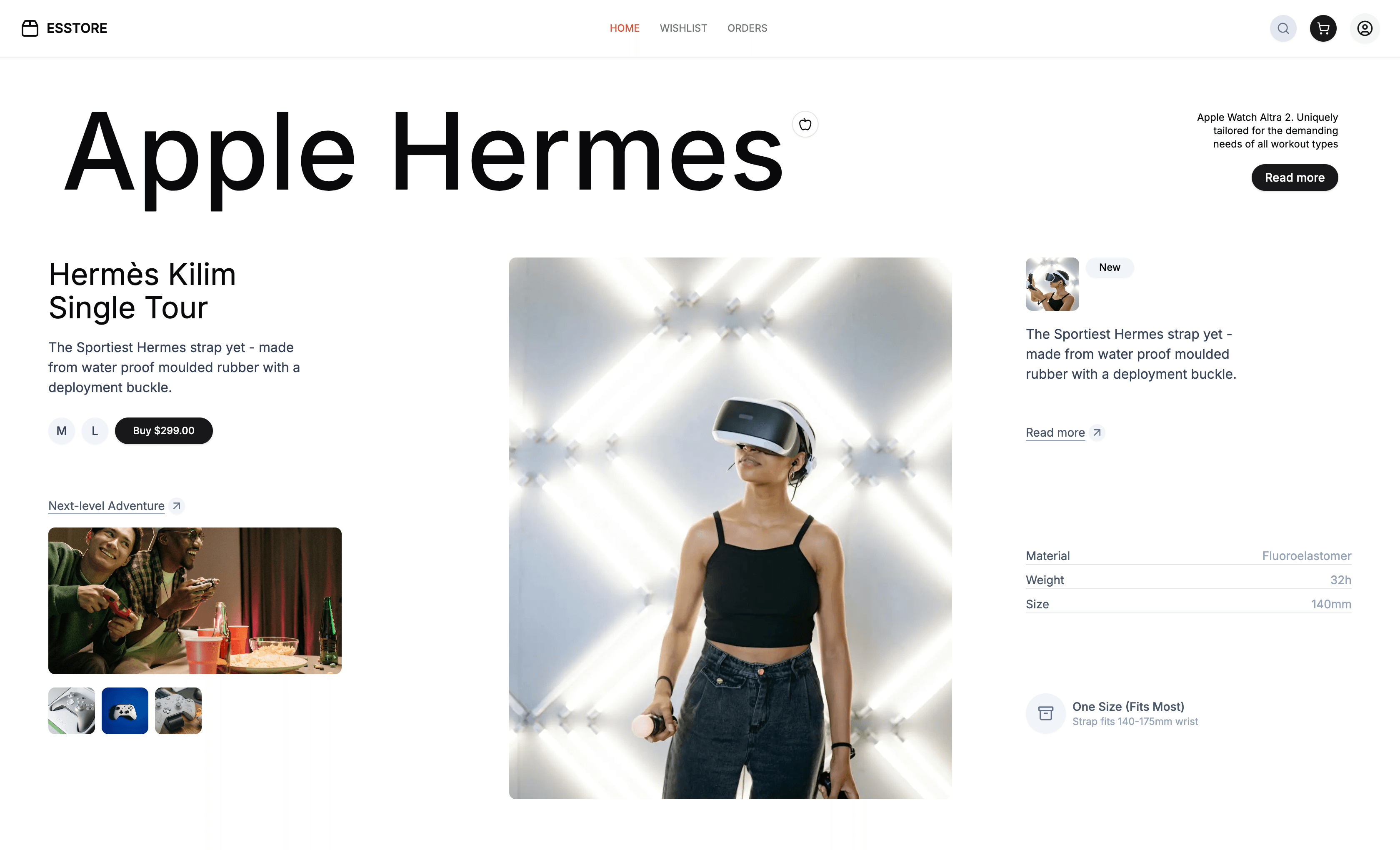 Esstore e-commerce platform interface for buying and selling tech products