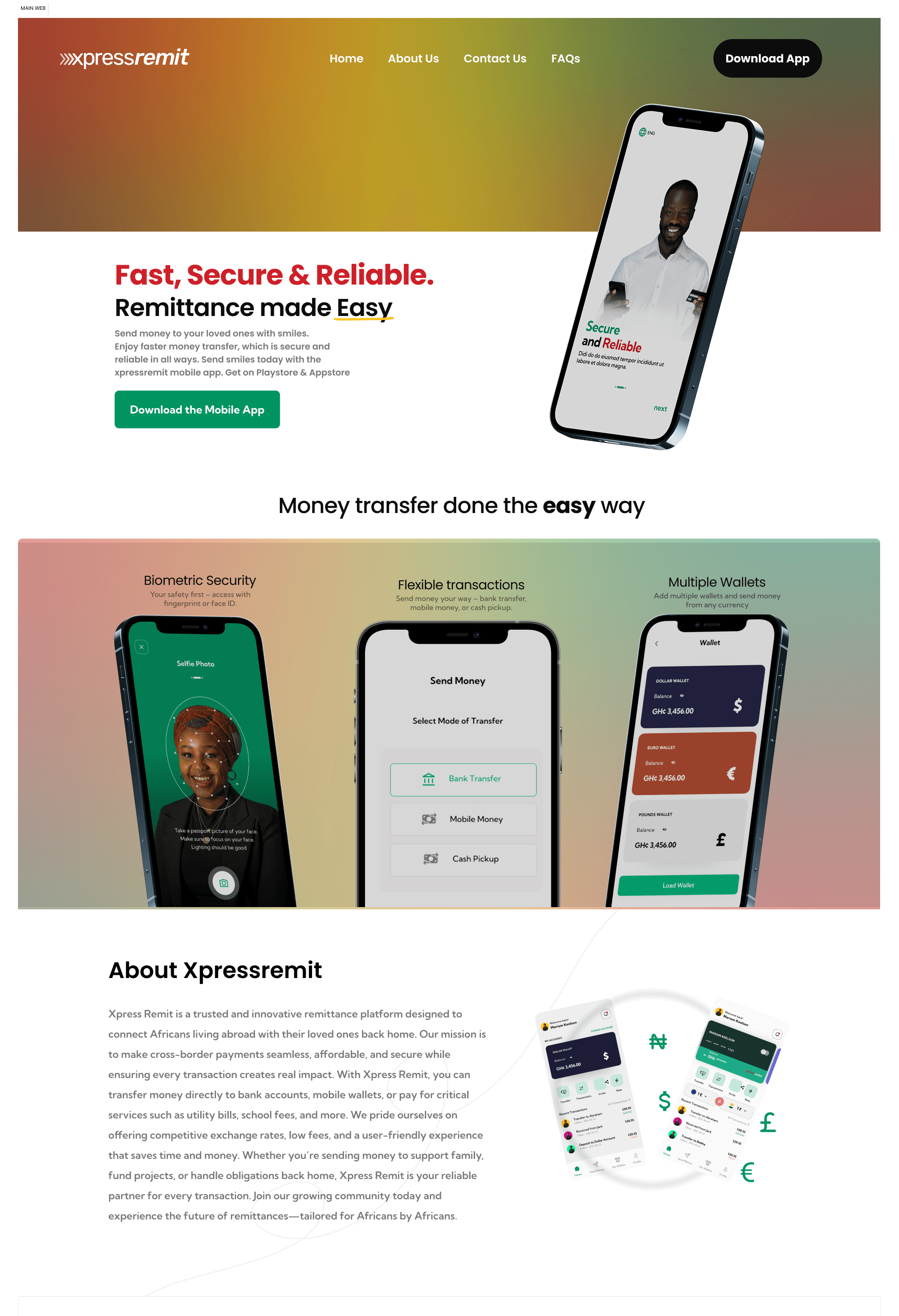 Xpress Remit - Secure and fast international money transfer backbone
